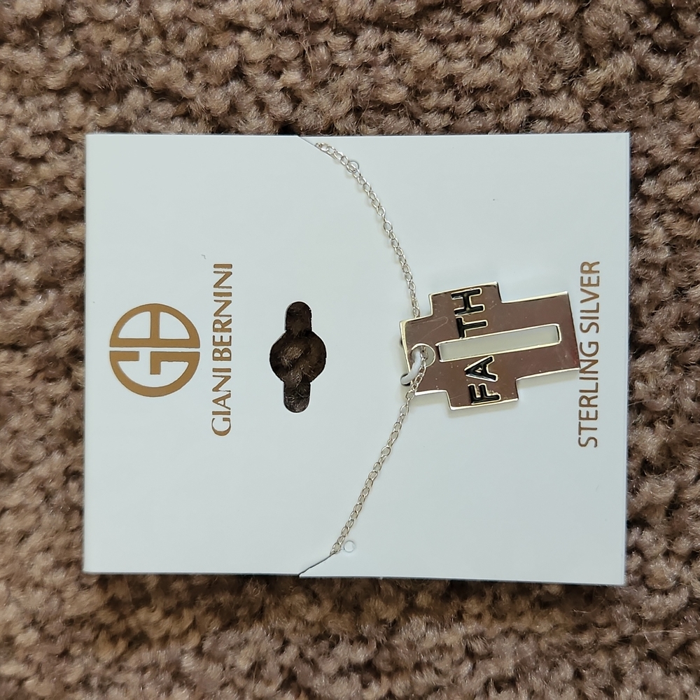 Giani Bernini Faith Cross Necklace